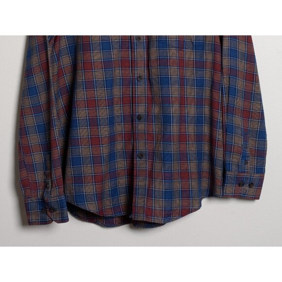 Ben Sherman The Original Mens Small Plaid Button Down Shirt 100% Cotton - Picture 3 of 7